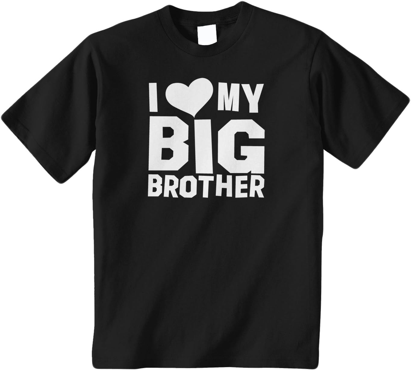 Threadrock Big Girls' I Love My Big Brother Youth T-Shirt