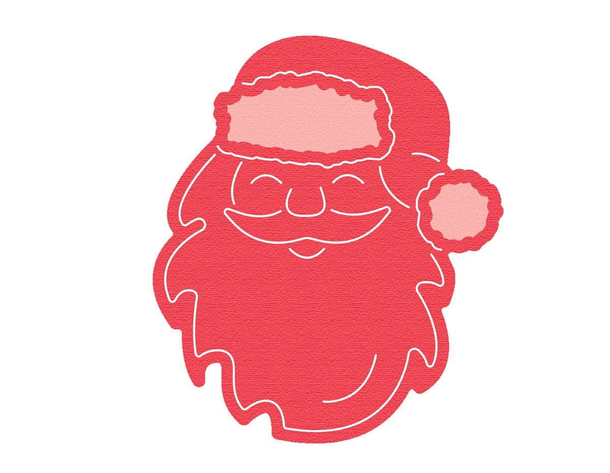 Miss KUTY ZAG Christmas Santa Claus Thin Die Cut Paper Card Craft EVA Foam Sheet for Card Making Scrapbooking Projects