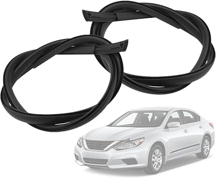 2PCS Left and Right Side Roof Strip Moulding Trim Rubber Fit for Nissan Altima 2013-2018,Roof Drip Trim Replace 73853-3TA0A,73852-3TA0A,738533TA0A,738523TA0A