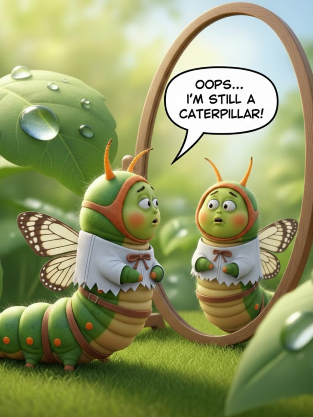 Oops… I’m Still a Caterpillar!: A Fun and Magical Children’s Comic About Growing, Patience, and Adventure