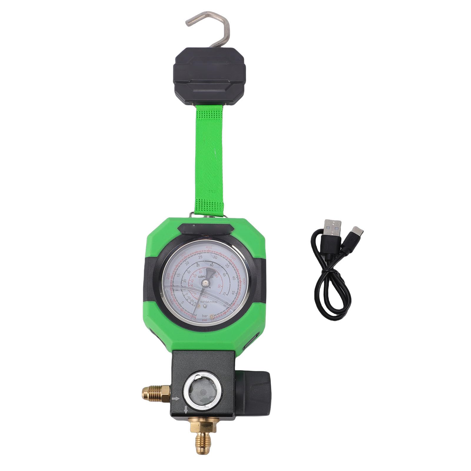 Generic Manometro del Collettore Ad Alta Pressione Manometro di Refrigerazione Facile da Usare per R410 R22 R32