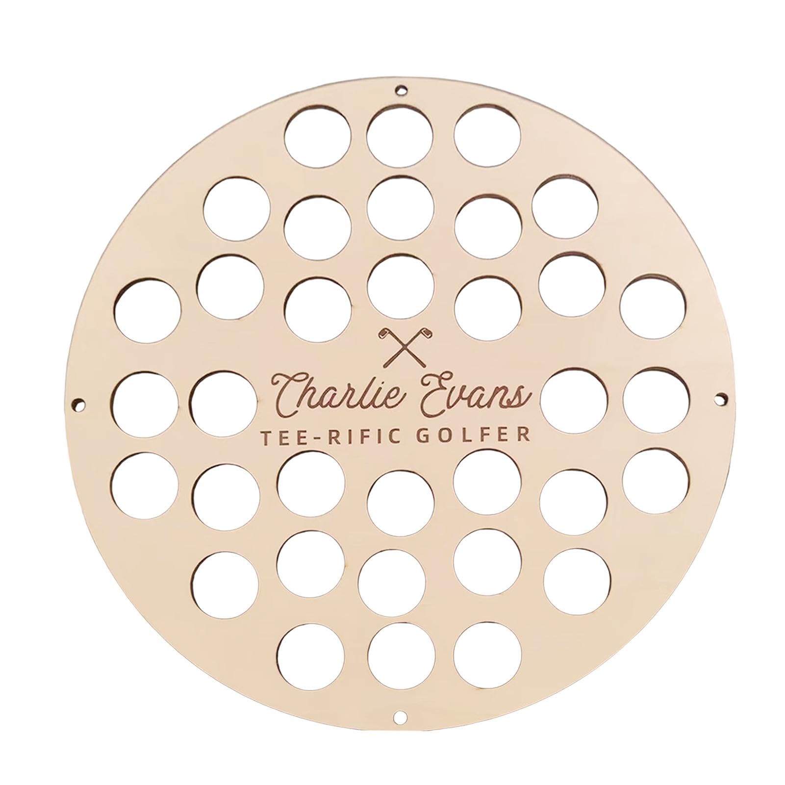 Support mural pour balles de golf, présentoir de balles de golf, support de balle de golf pour le mur, mallette de collection décorative en bois, organisateur de rangement rond pour balles de golf