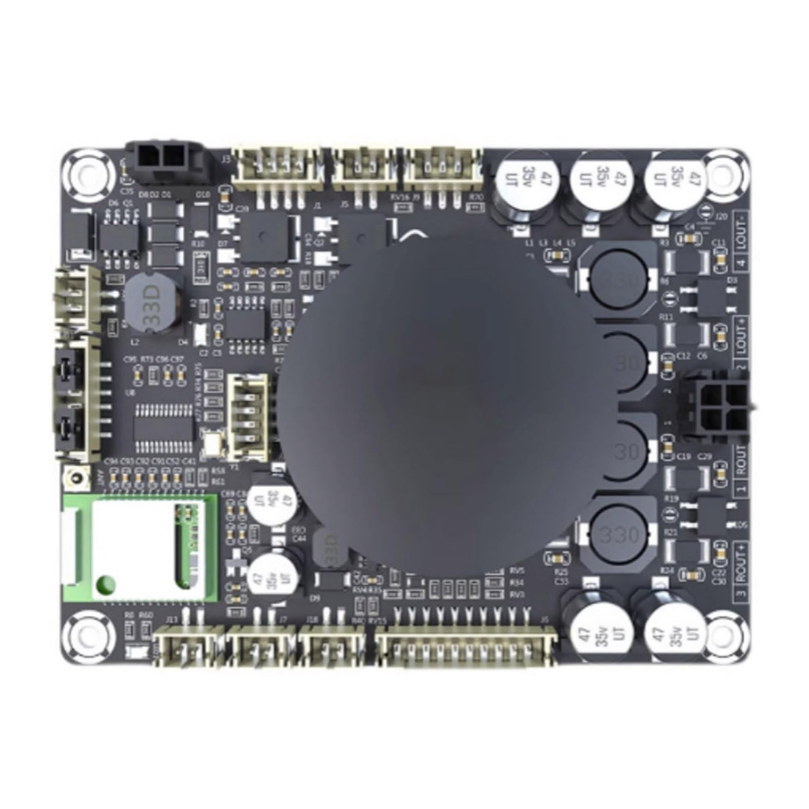 Modulo amplificatore digitale classe D, 2 x 50 W, doppio canale per un suono chiaro e potente per la tecnica di registrazione in studio, modulo amplificatore portatile