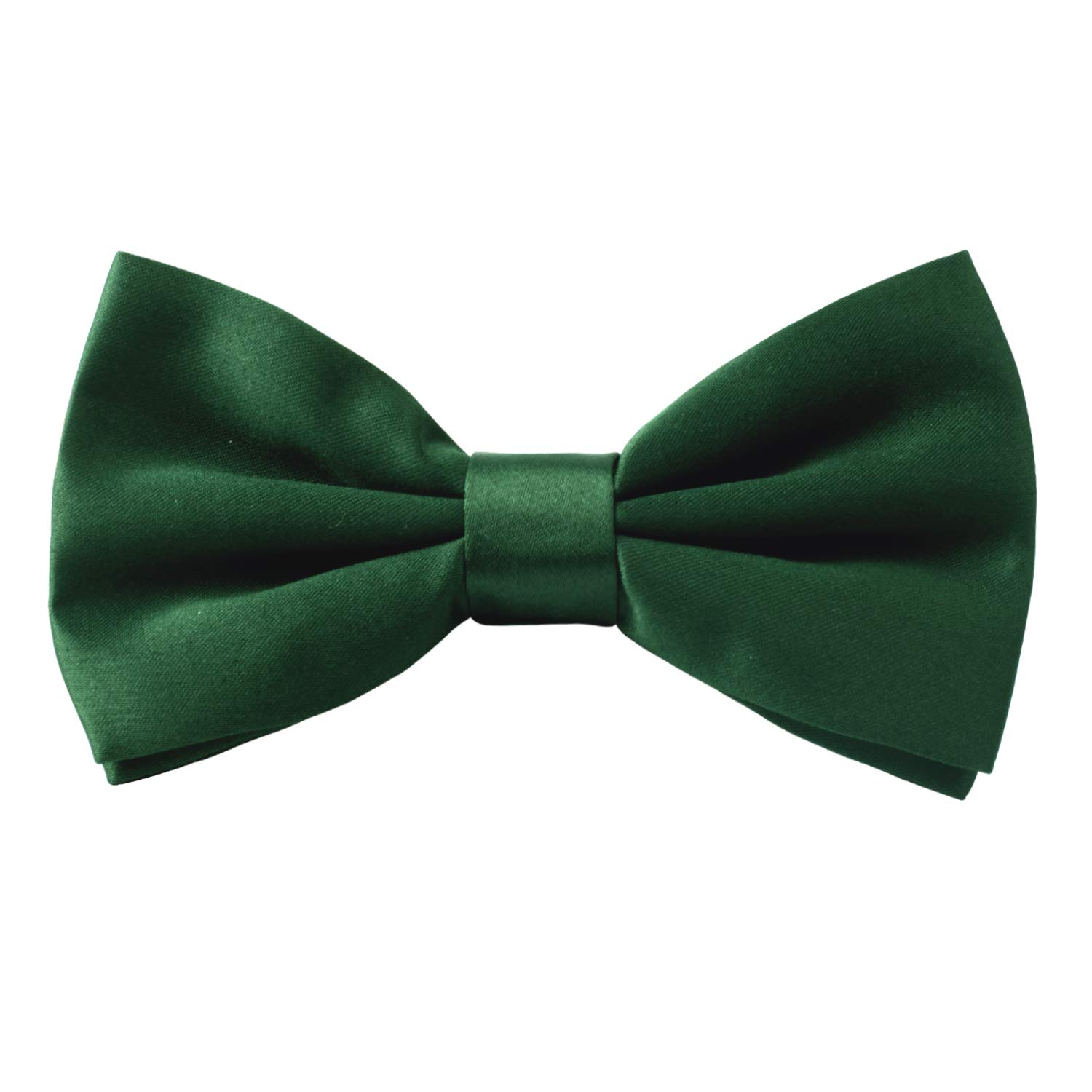 Alizeal Fashion Adjustable Pre-tied Holiday Bow Ties for Men, Dark Green(Size: One Size)
