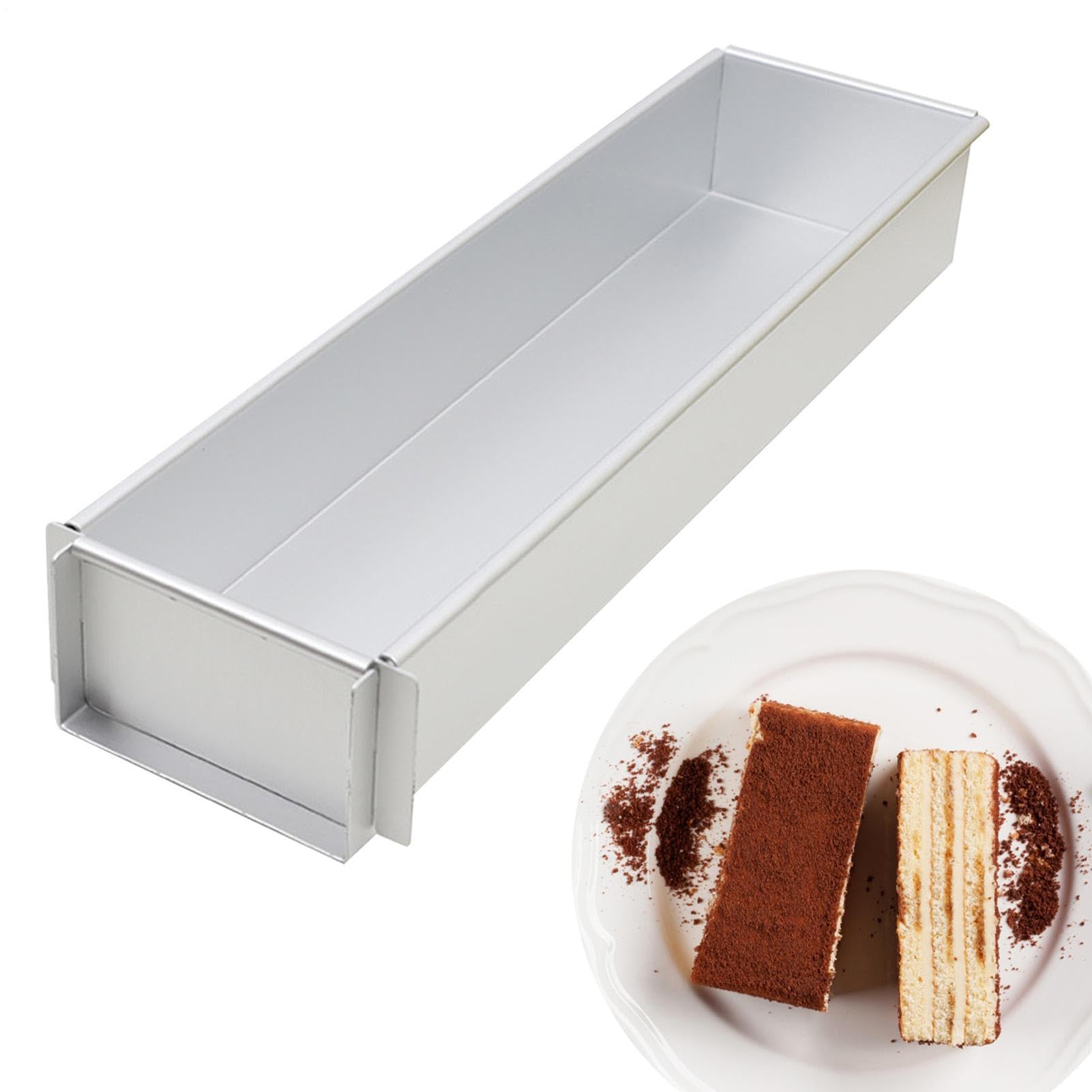 Moule à gâteau rectangulaire antiadhésif fini les ratés au démoulage