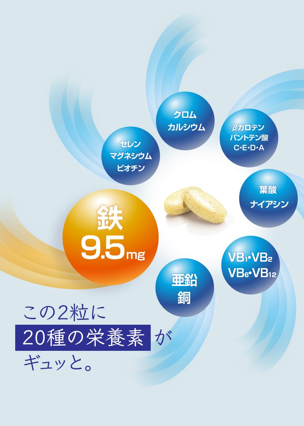 サプリメント harri Amazon | コプリナ 20種マルチビタミン&鉄・ミネラル 120粒 3個セット