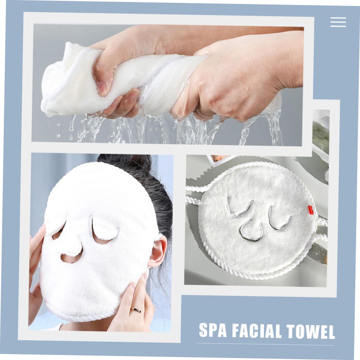 Beavorty 10stücke Hot Cold Compress Gesichtsmaske Tuch Wiederverwendbare Beauty Handtücher Für Für Tägliche Hautpflege