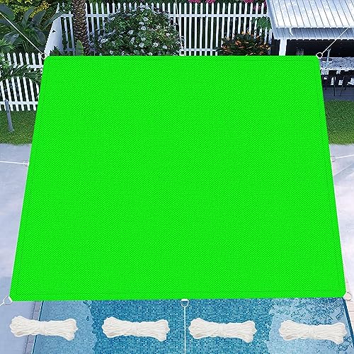 Voile d'ombrage rectangulaire 6x8m vert tendre pour serre et jardin