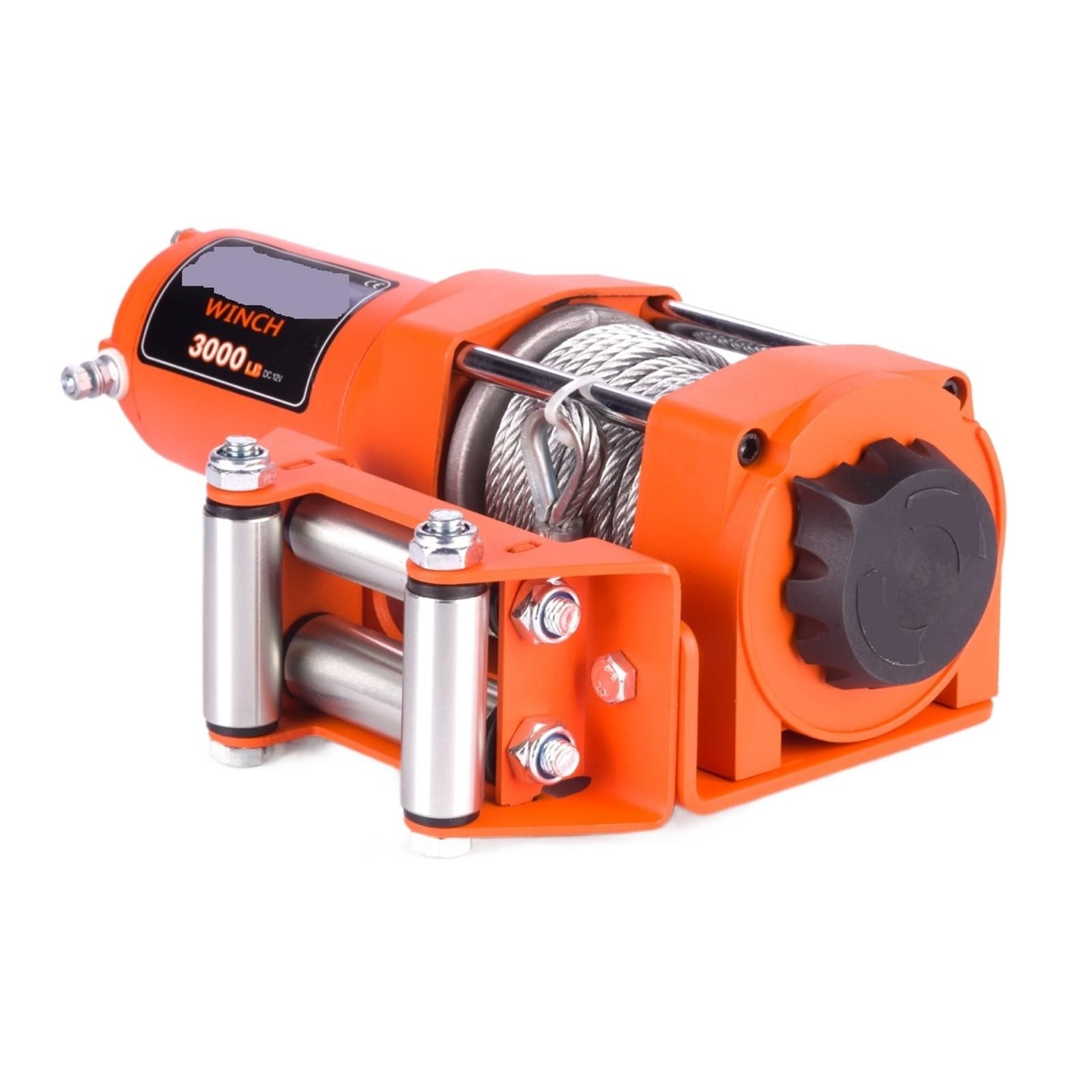Winch Car 12v Remote Control Set Verricello Elettrico 3000lb Heavy Duty ATV Trailer 15 Cavo in Acciaio Ad Alta Resistenza Verricello Elettrico Potente Sicuro
