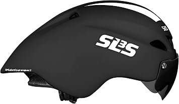 SLS3 Triathlon Helmet - Aero Bike Helmet with Removable Shield Visor Time Trial TT - Lightweight Aero Helmet Triathlon Road Cycling Helmets Men/Women - One Size 22-24 Inches