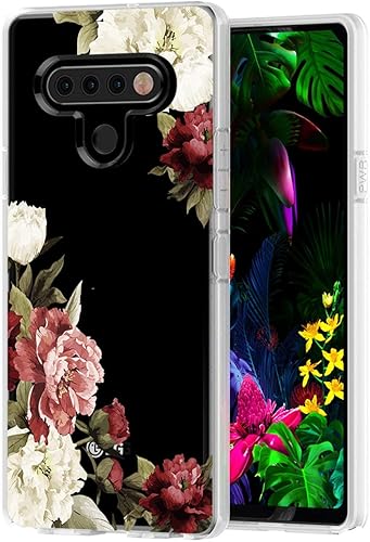 Funda para LG Stylo 6, funda para teléfono LG Stylo6 para niñas y mujeres, delgada, a prueba de golpes, patrón transparente, suave, flexible, TPU