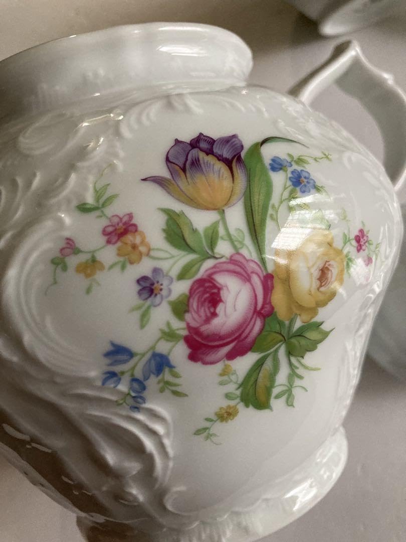 新品◆ドイツ　ローゼンタール　クラシックローズ　ティーポット　シュガーポット 新品◇ドイツ ローゼンタール クラシックローズ ティーポット シュガー