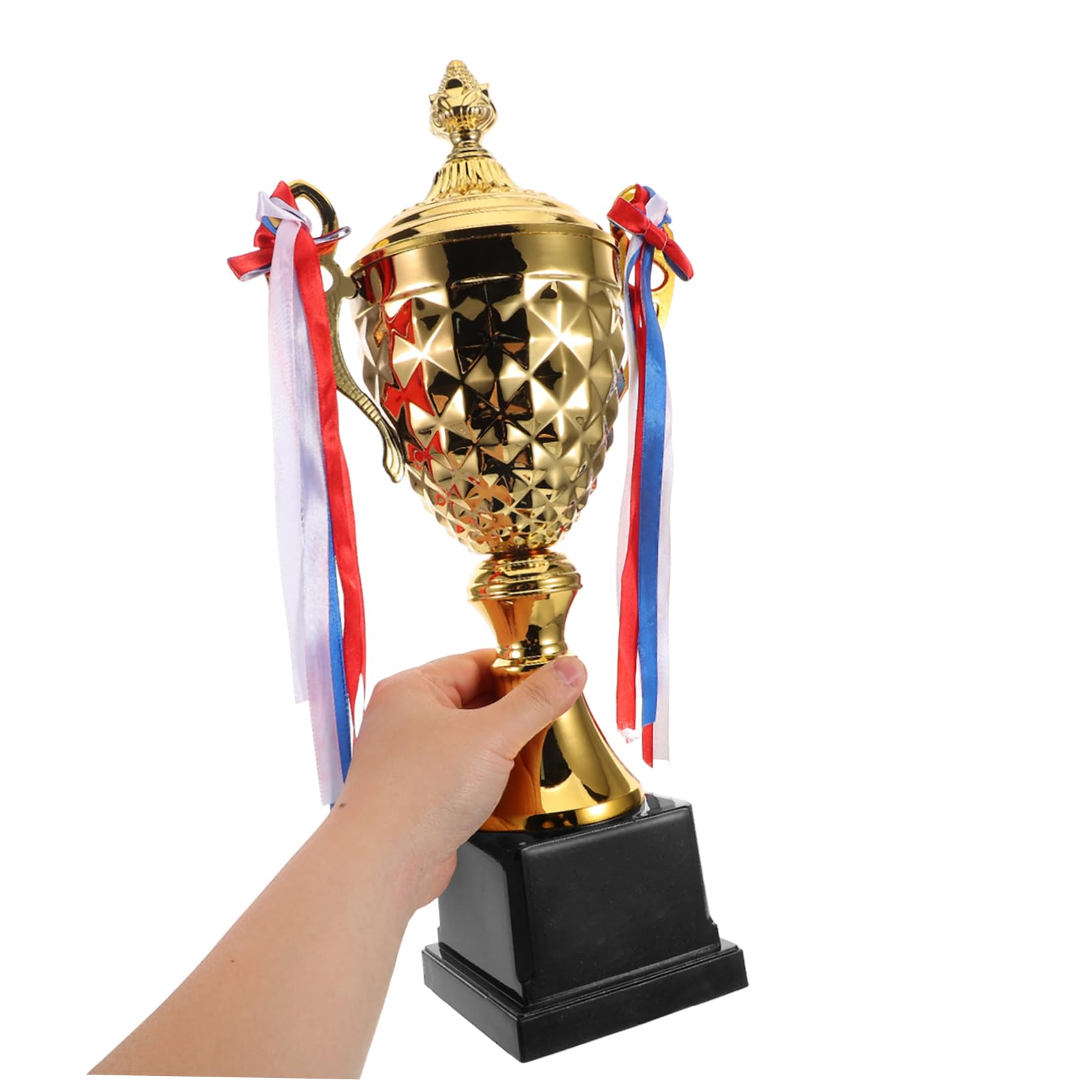 ibasenice Metalltrophäe Für Sportwettbewerbe Pokal Für Auszeichnungen Turniere Und Mannschaften Goldene Trophäe Für Preisverleihungen Und Sportereignisse