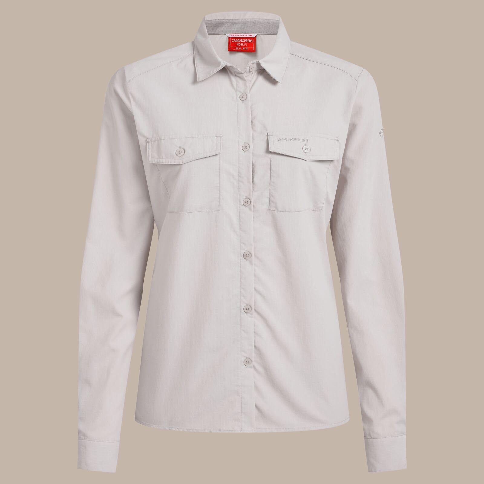 Craghoppers Damen NosiLife Loukkos Long Sleeve Shirt Shirt (1er Pack)