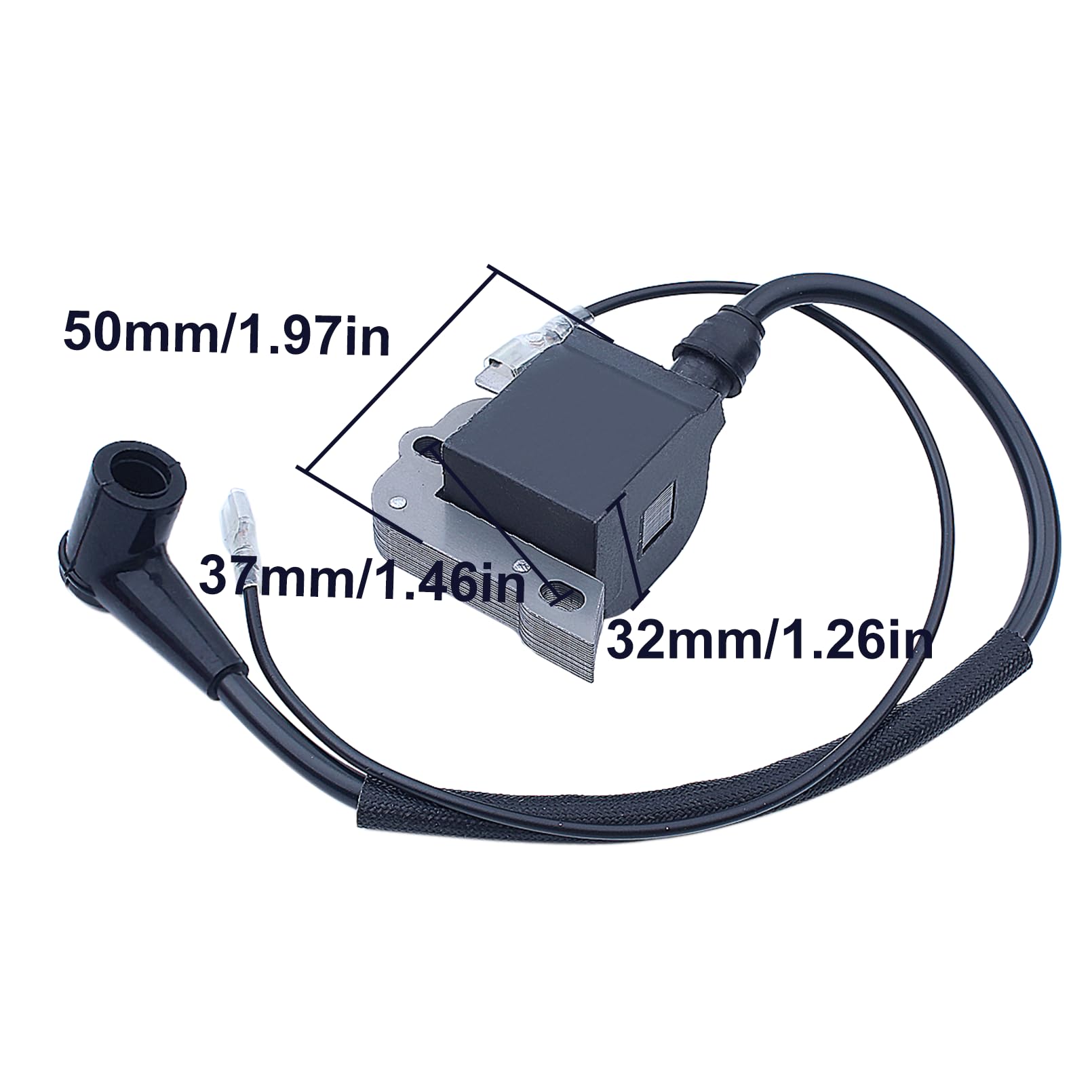 Bobina di accensione, Motosega per Husqvarna 50 51 55 254 257 261 262 266 268 272 272Xp, 544018301, 544018401, 503901201, 503901401, 5036420202, 501,63506