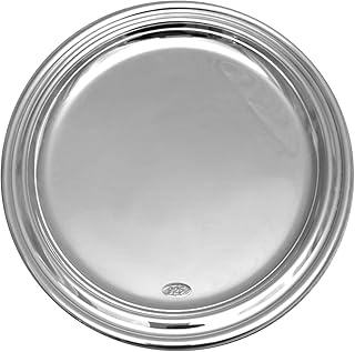 Silberkanne - Sottobicchieri in vetro, diametro 9,5 cm, in argento Sterling 925, lavorazione premium