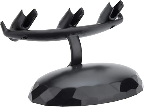 Miniatura 2 de Estación de soporte de pistola de aerógrafo Soporte de plástico para cepillo de aire con capacidad para 3 bolígrafos universales para aerógrafo