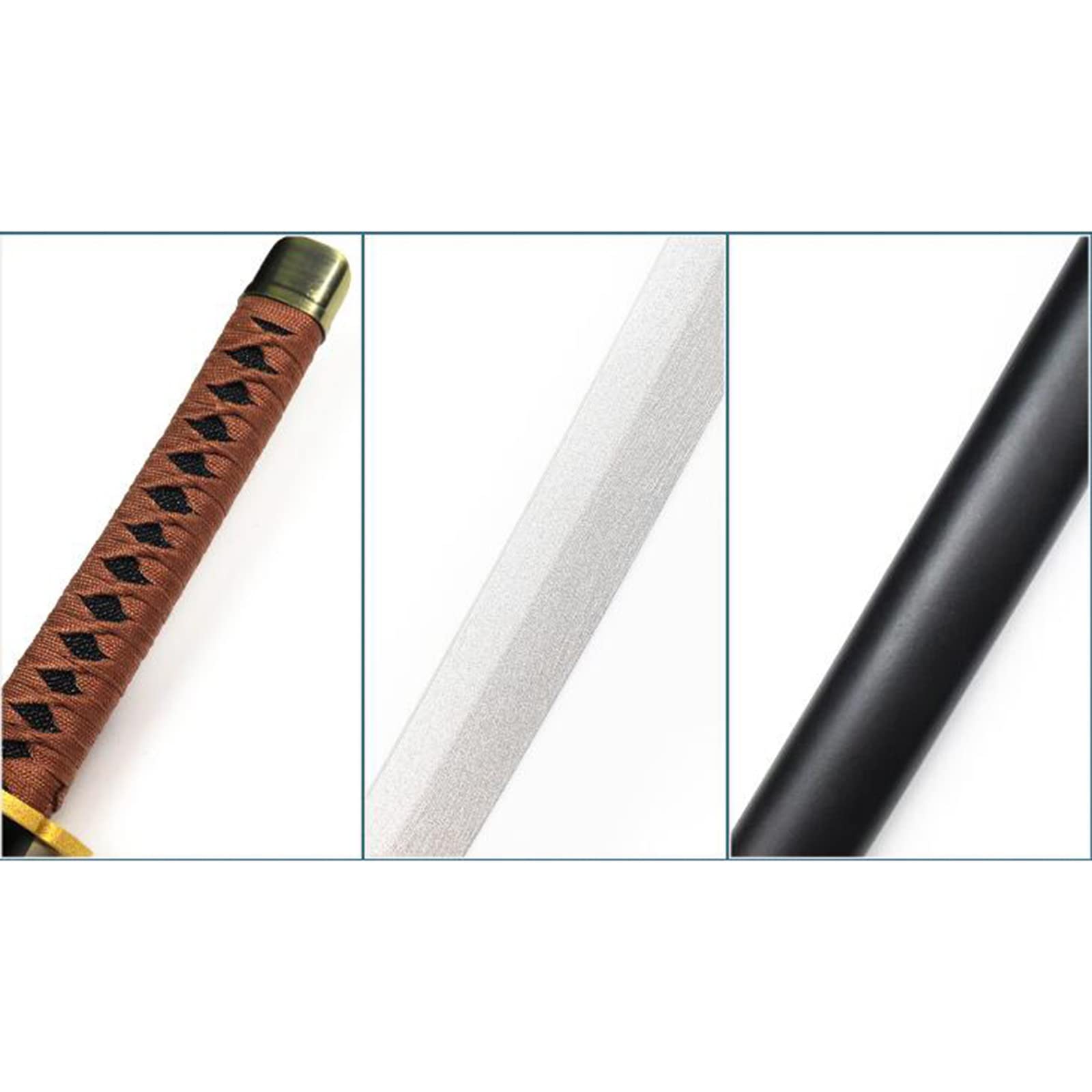 Katana, Coltello in Legno di Simulazione, Arma Interamente in Inuyasha, Oggetti Scena for Armi da Spettacolo Animazione Giapponese, Collezione Cos