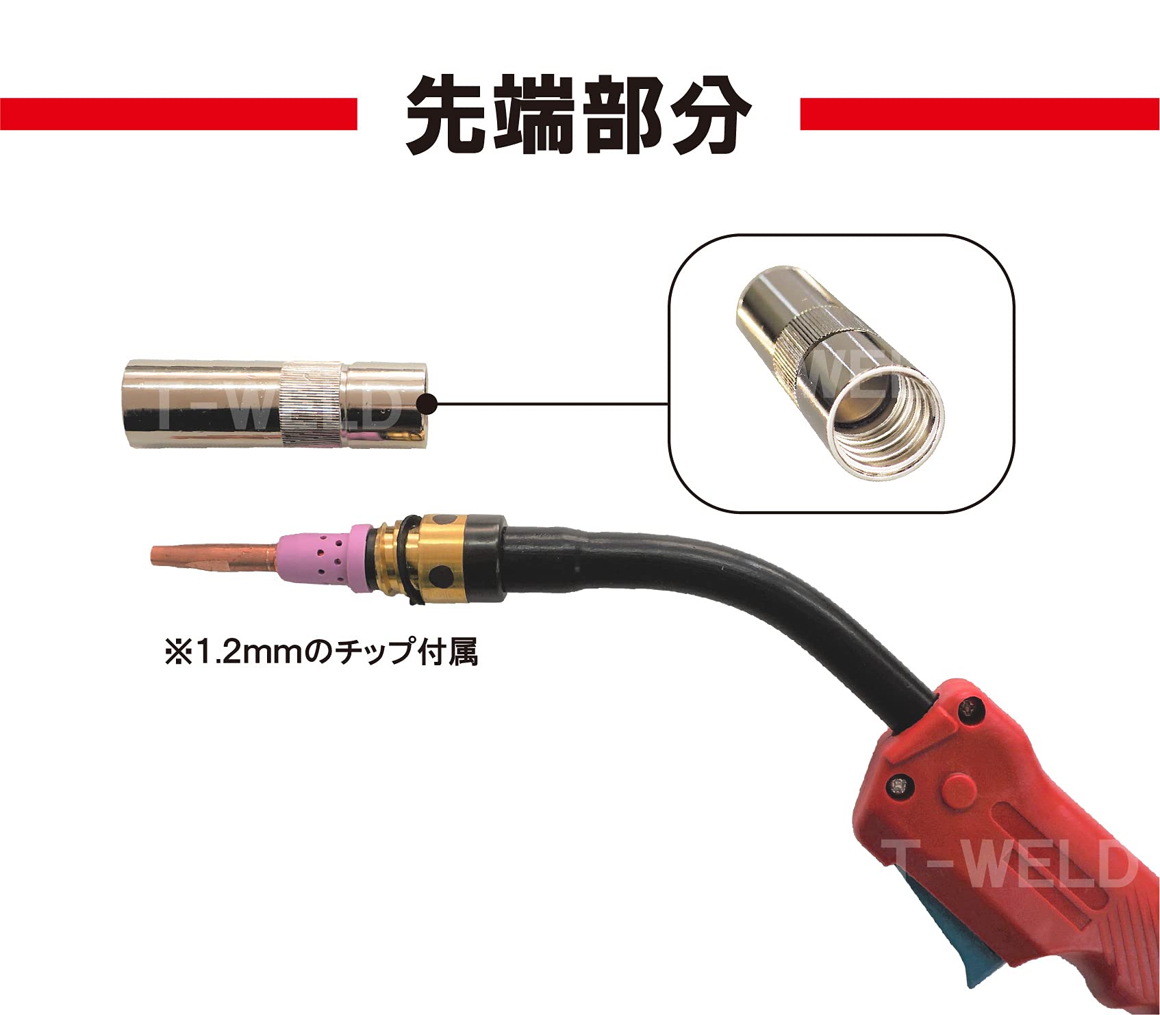 Amazon.co.jp: Semi-Automatic Welding Torch, 500A x 4.5m Compatible 