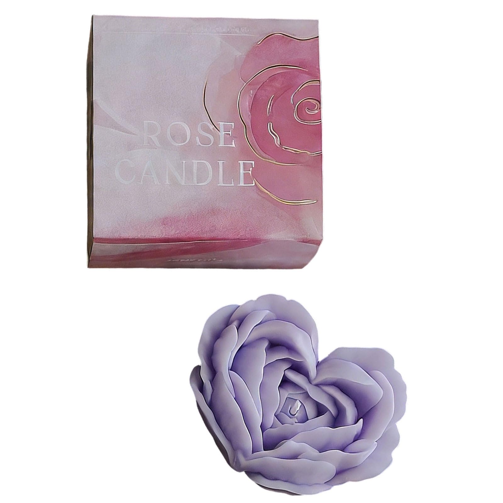 ZEPFJHE Rose Heart Shape Scented Soy Wax for Home Decor Stress Relief Heart Rose Scented