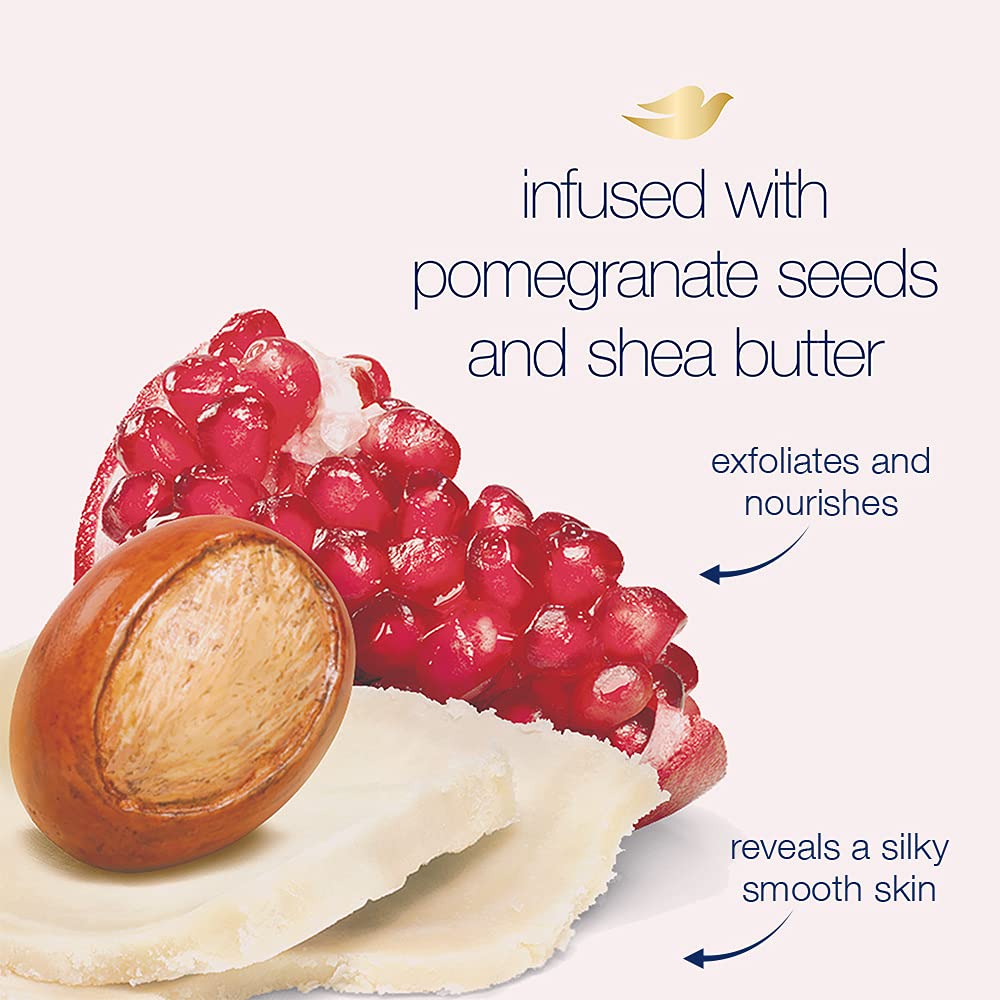 Dove Exfoliating Body Polish Scrub For Silky, Soft Skin Pomegranate and Shea Butter Body Scrub Exfoliates and Provides Lasting Nourishment 10.5 oz : Cell Phone Car Chargers : Beauty & Personal Care