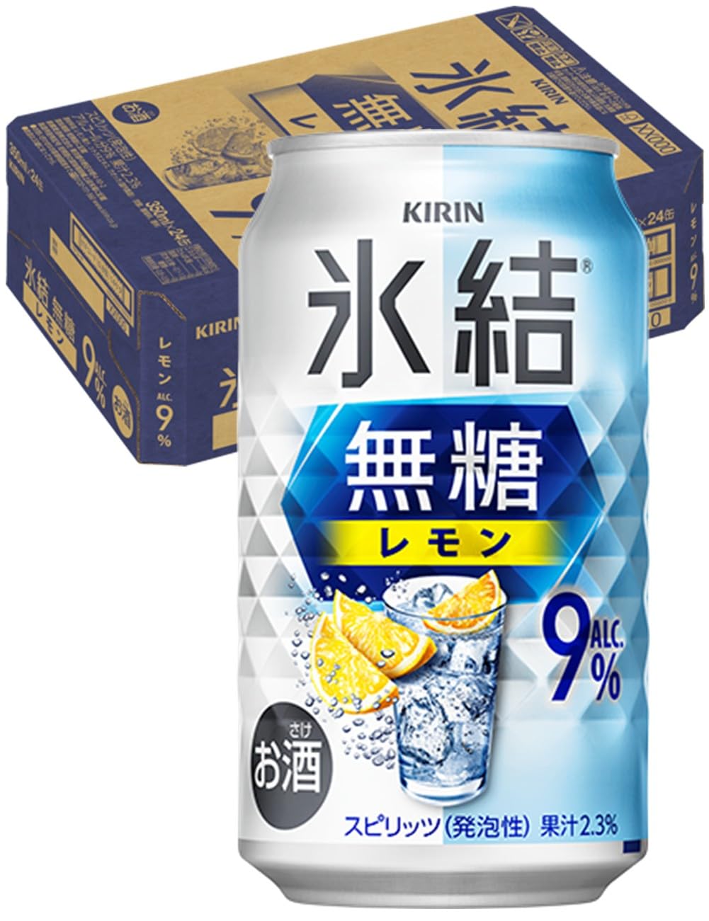 氷結無糖 レモン Alc.9% 350ml 24本 レモンサワー チューハイ 酎…