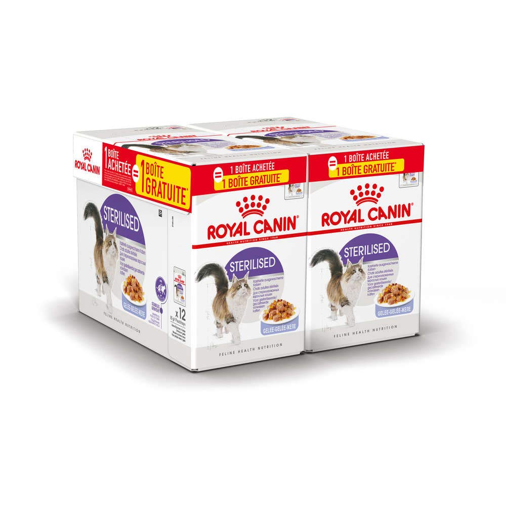 Royal Canin Sterilised in Jelly Adult Wet Cat Food (24 x 85g)