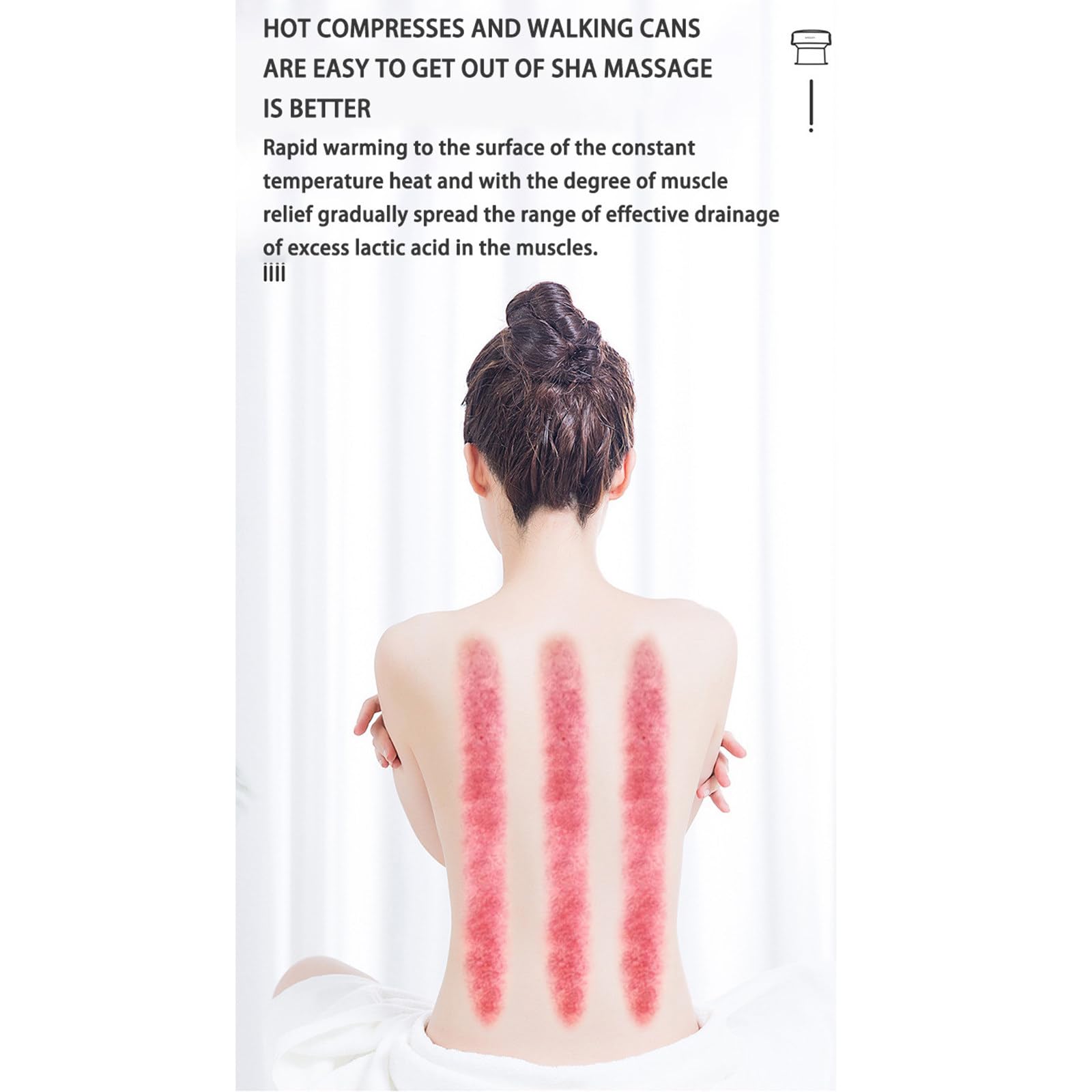 Set di coppettazione elettrica con Gua Sha, 14 pezzi, massaggiatore sottovuoto regolabile, include 3 tazze e luce rossa per alleviare il dolore muscolare