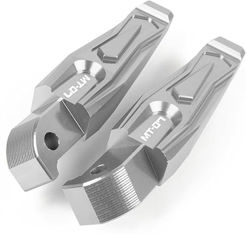 BEUTEE Estriberas traseras para motocicleta, reposapiés de pasajero, compatible con T-MAX 500 530 XP TMAX 530 Dx Sx 2012-2019 155 MT07 MT 07 FZ
