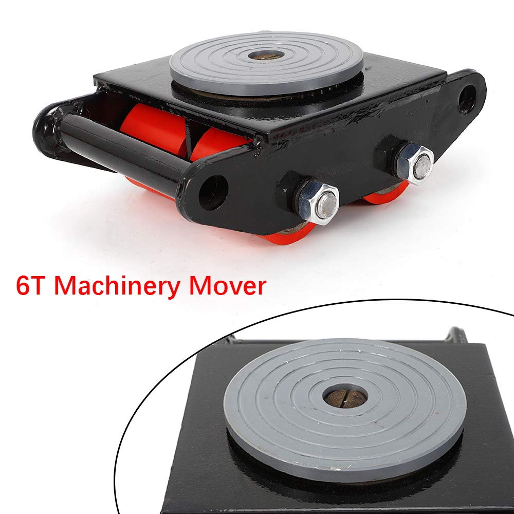 Carrello da skate per macchinari pesanti, rotazione a 360°, per lo spostamento di attrezzature pesanti, ideale per magazzini e officine