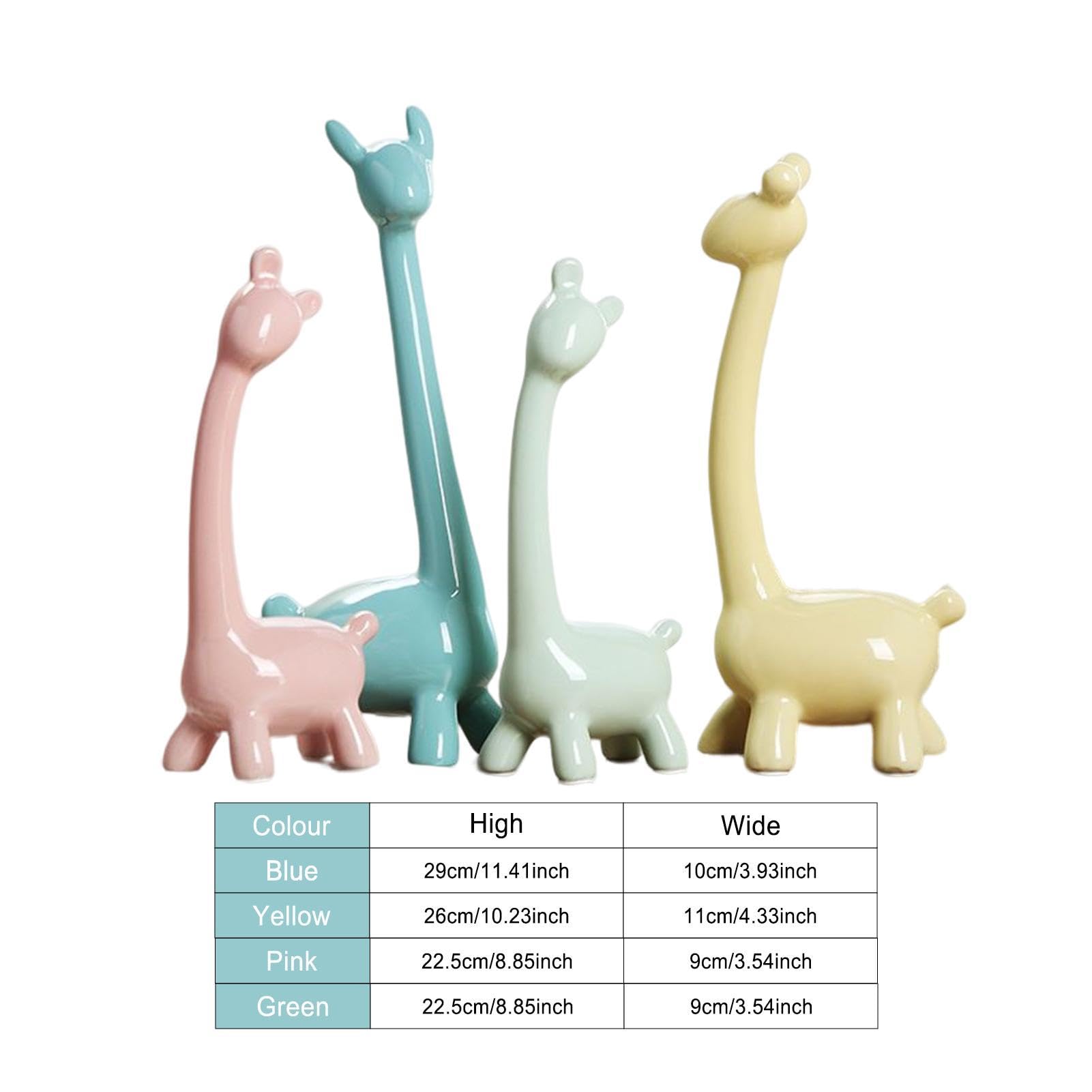 4 Figure Di Ceramica Animali Set Di Famiglia Di Ornamento Di Figurine Di Ceramica Ornamenti Da Tavolo Semplici Collezionabili Decorazione Rack Piccola Coppia | Ceramica Ornamenti Da Tavolo Semplici Collezionabili Decorazione Rack Piccola Coppia