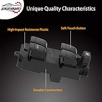 Vista 4 de Interruptor principal de elevalunas eléctrico delantero izquierdo lado del conductor para Mazda 3 2004 2005 2006 2007 2008 2009 Mazda 3, 2009