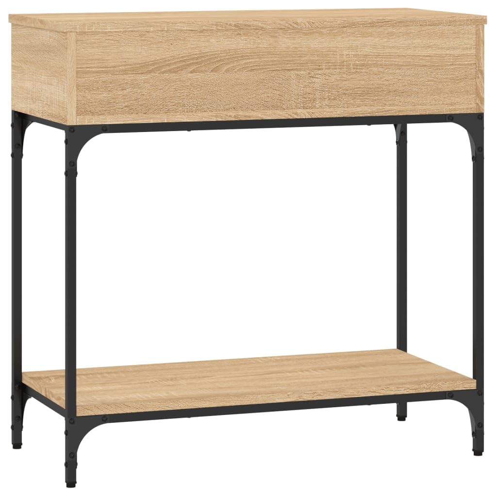 vidaXL Tavolino Consolle Rovere Sonoma 75x34,5x75cm Legno Multistrato, tavolino da Divano, tavolino da corridoio, tavolino consolle da Soggiorno
