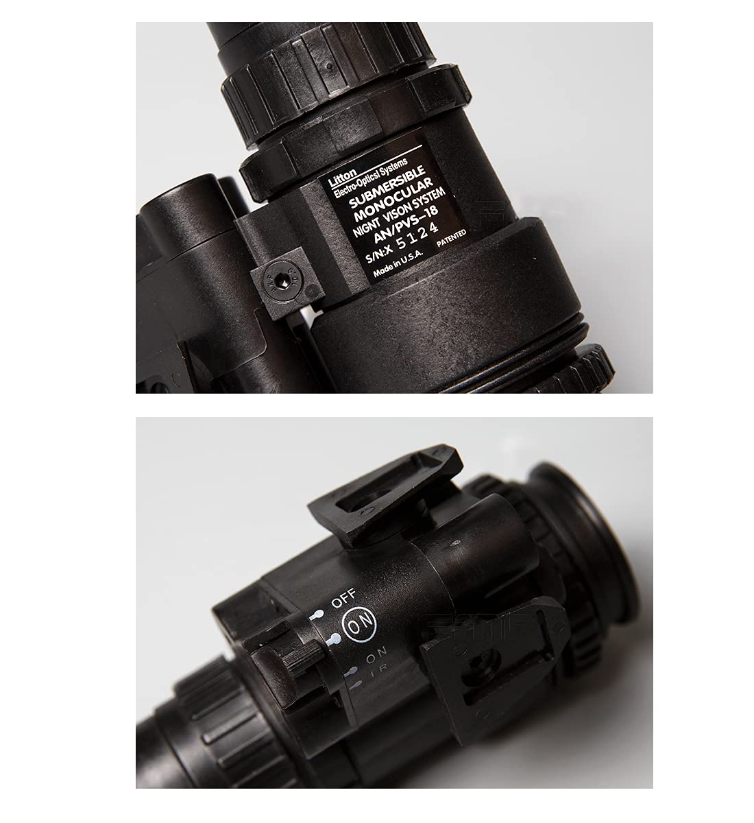 FMA Airsoft Paintball AN/PVS-18 NVG Night Vision Occhiali Dummy Modello TB388