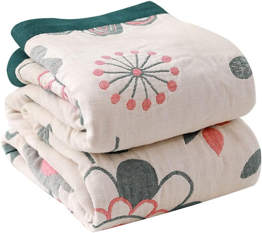 Casual Air Conditioning Quilt Nap Bedsheet Cotton Gauze Towel Blanket Adult Washable