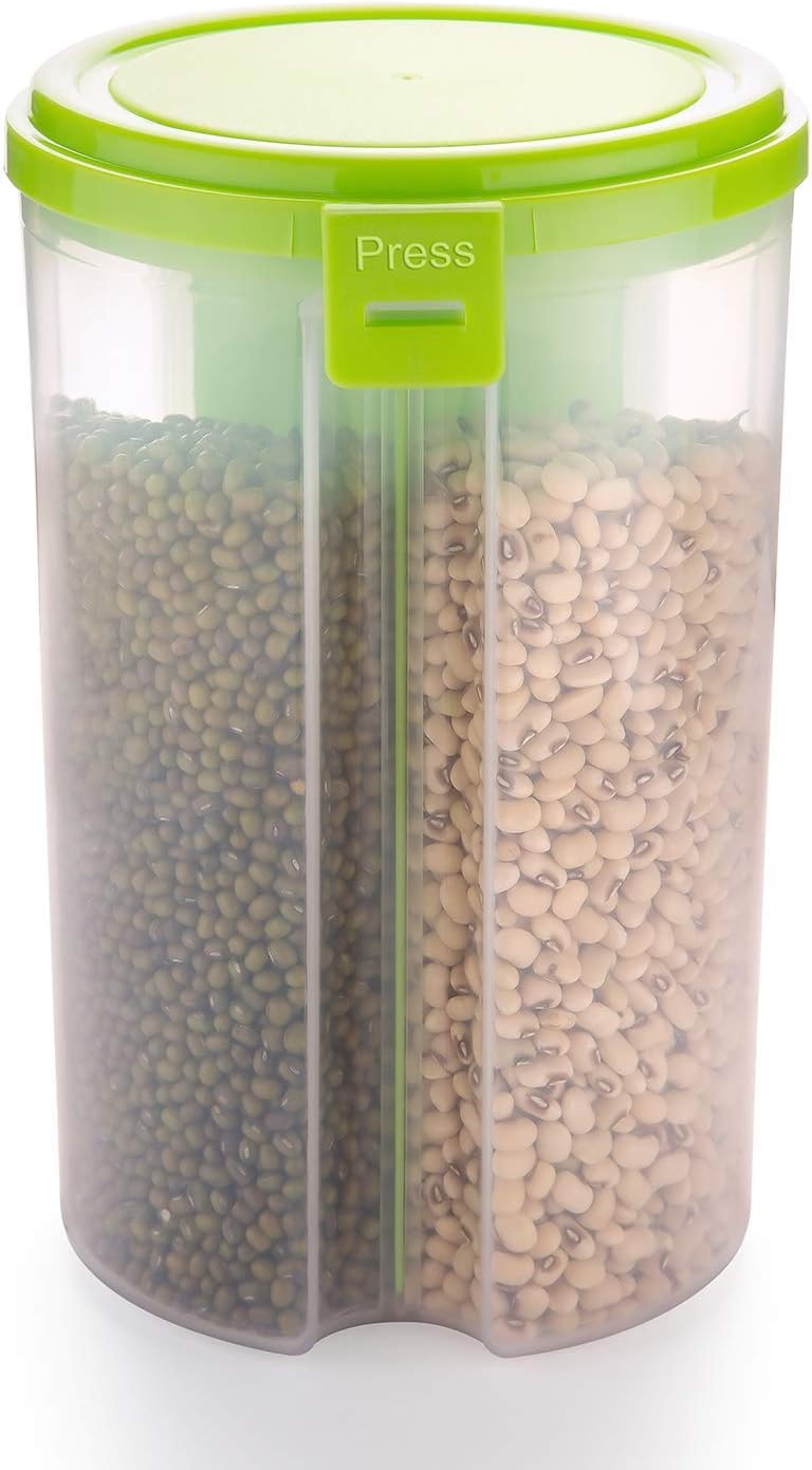 Oslen Aprito Plastic Storage Jar - 1500 ml, 1 Pc, Multicolour