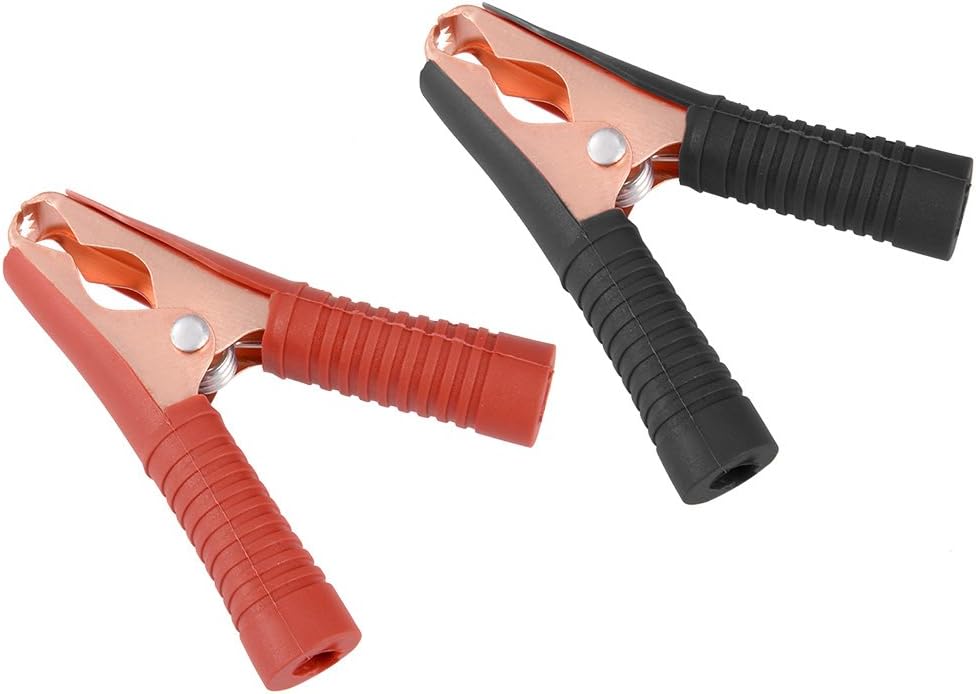 100A Fully Enclosed Battery Charger Alligator Clips Booster Cable Clamps for Car Auto Vehicle Red/Black Copper Plated 10 Pairs (id: daf bf3 62f e69 9fd