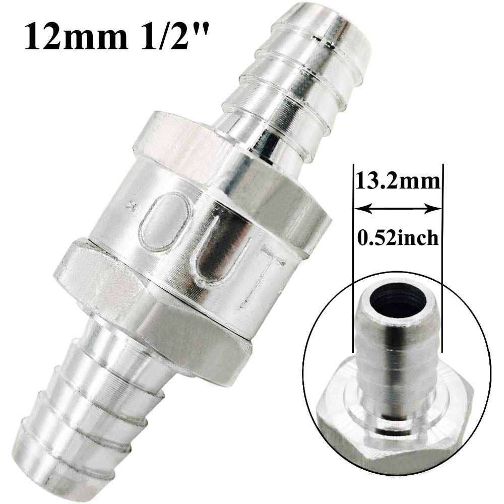 Clapet Anti-retour 12 Mm - PARTSLINE - Pour Carburant (essence, Diesel, Huile) - Garantie 2 Ans - Neuf