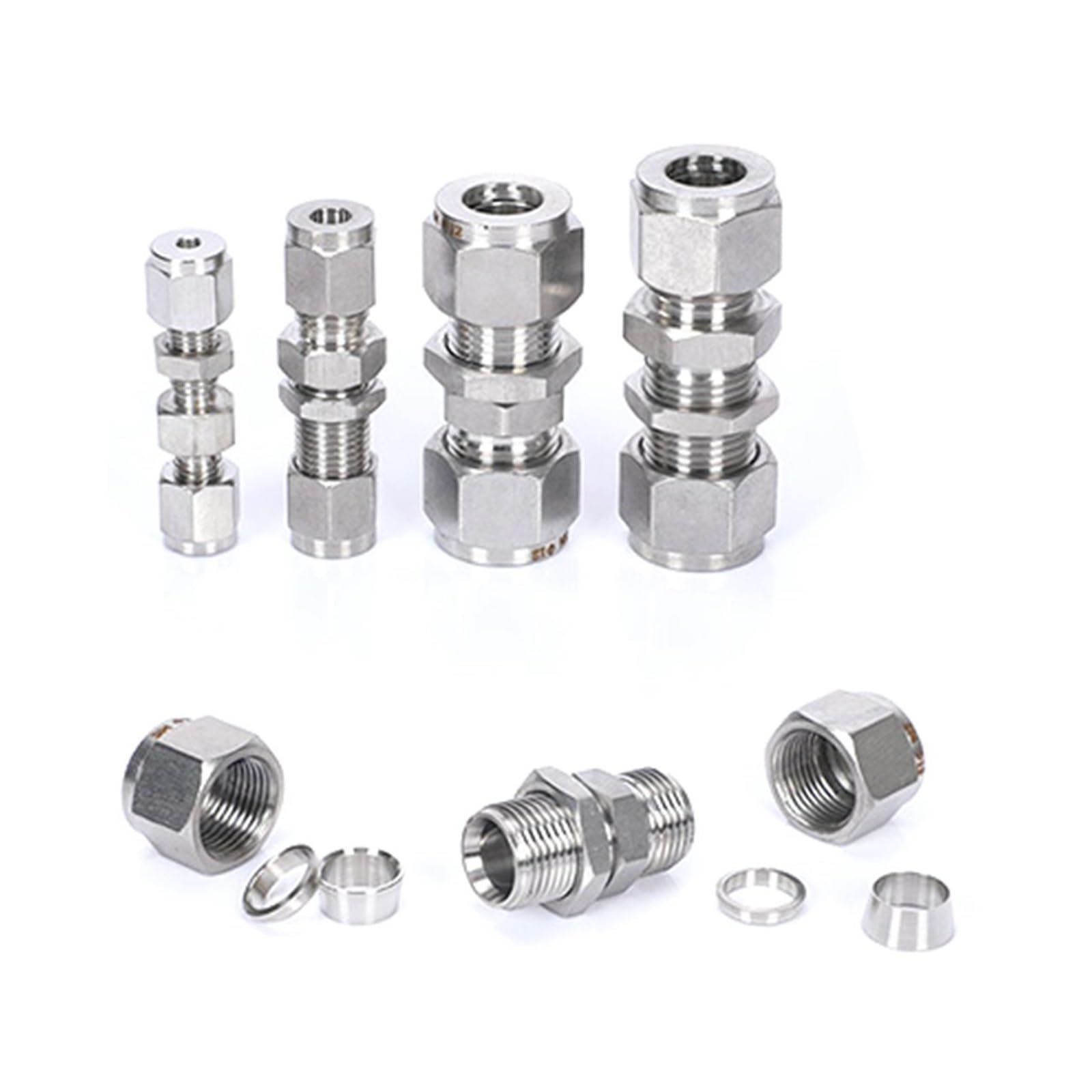 Fit Tube O/D 3-25mm 1/8quot; 1/4quot; 1/2quot; 3/4quot; 1quot; Raccordo - Foto 11