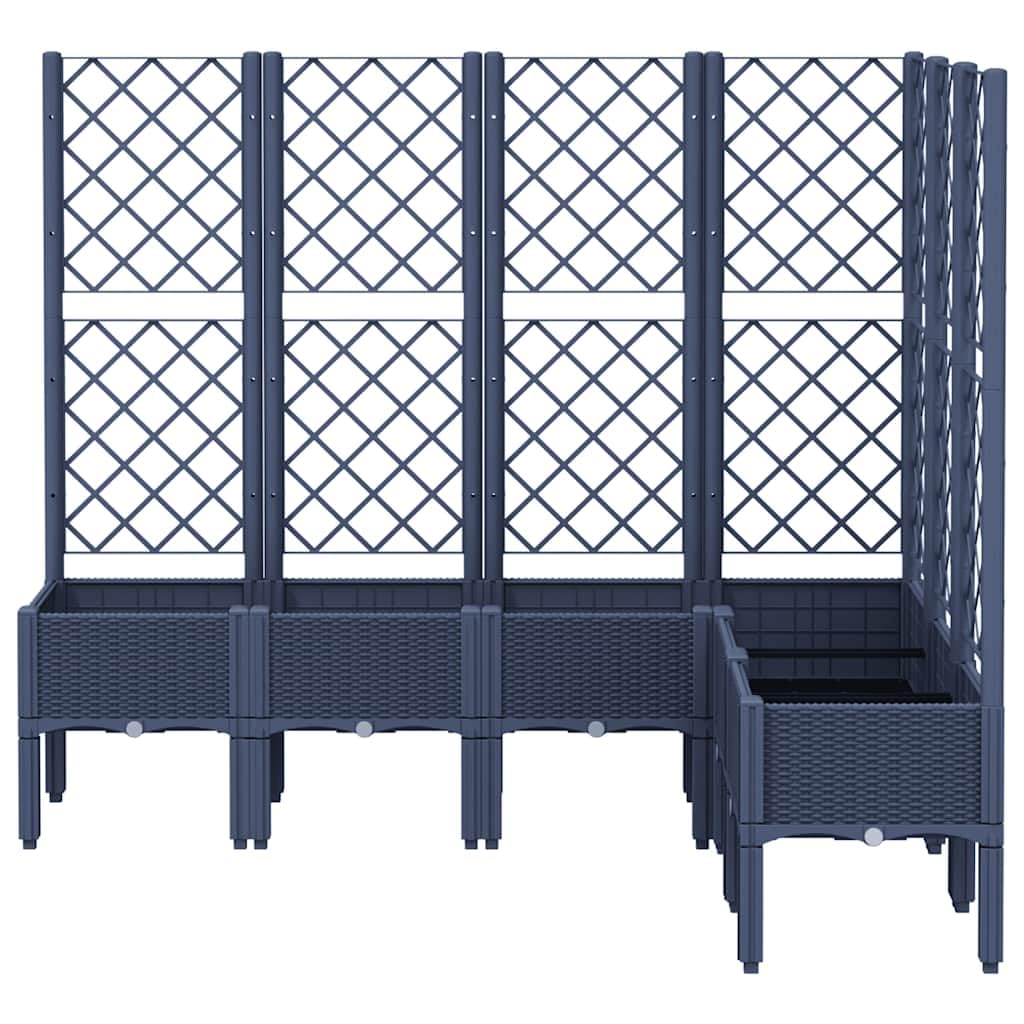 vidaXL Garden Planter with Trellis - Image 7