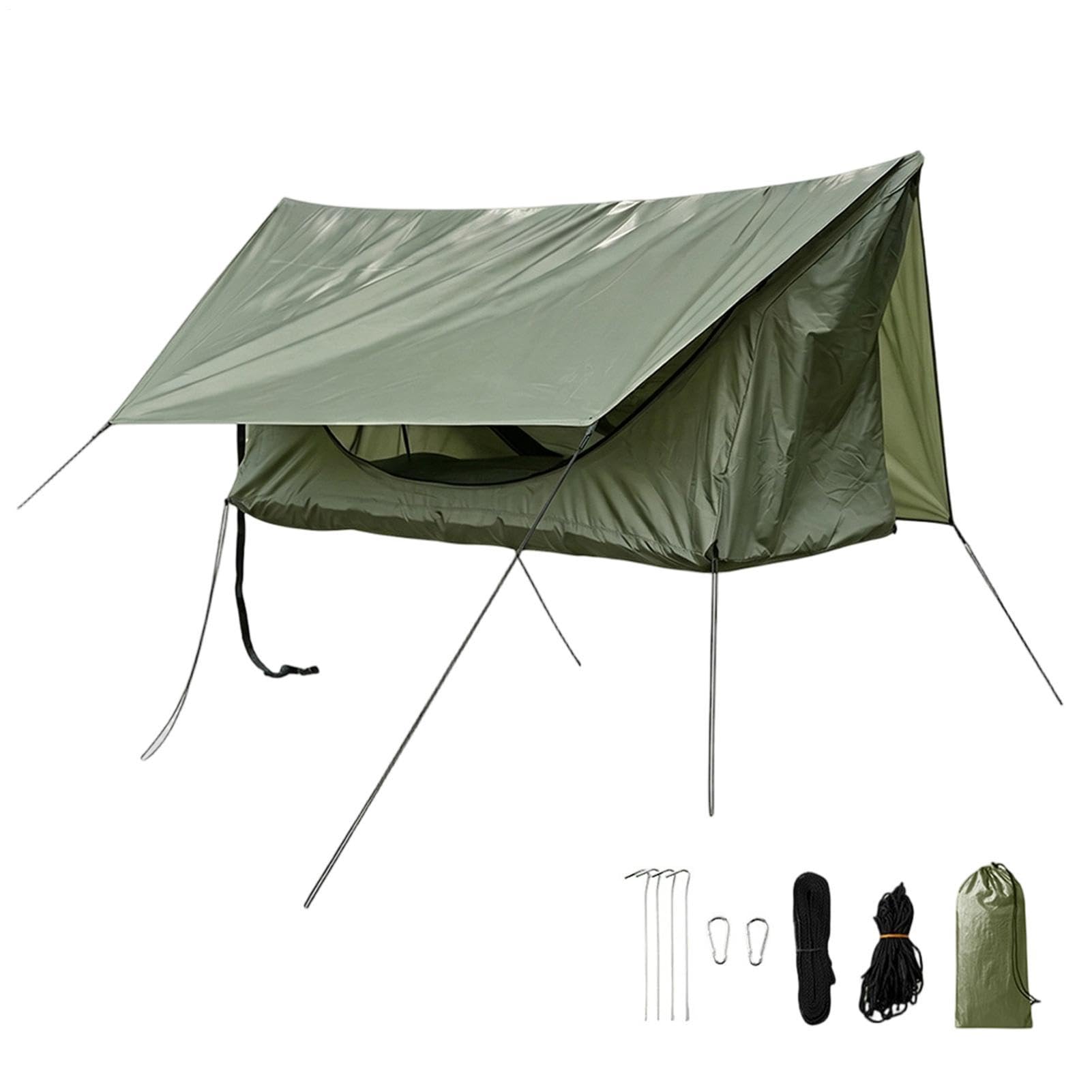 Amaca Tenda da Campeggio Tenda da Riposo Adulto Traspirante Cerniera