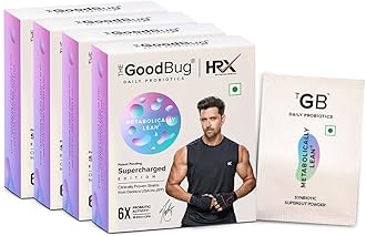 The Good Bug Metabolically Lean SuperGut Powder | HRX | 60 Days Pack | Probiotics + L-Carnitine | Boosts Metabolism & Reduces Cravings | 6X Probiotic Activity | For Men & Women