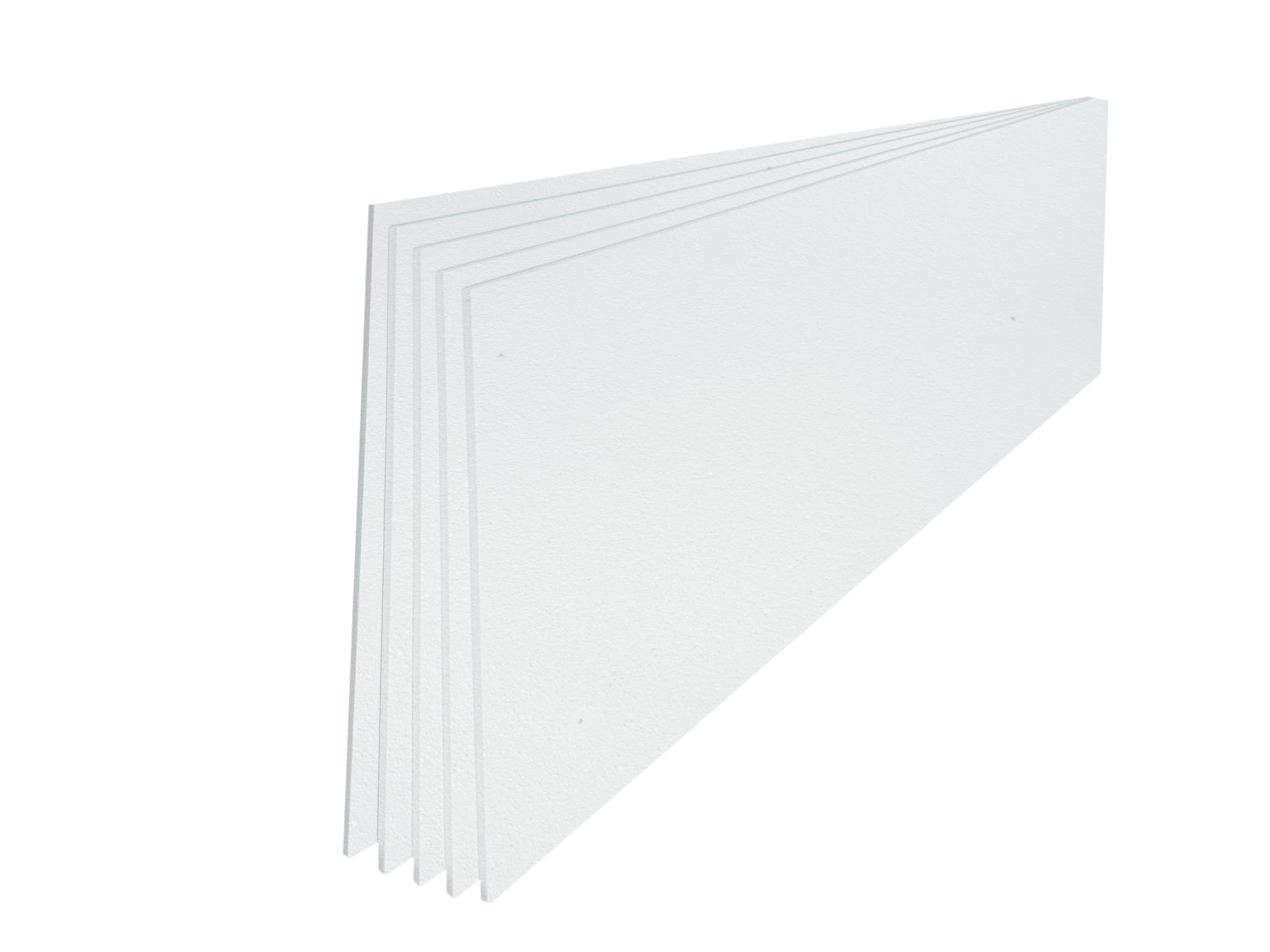 Styroporplatten 1,0cm WLG 035 56x117cm 5er Set EPS Dämmplatten | Isolierung