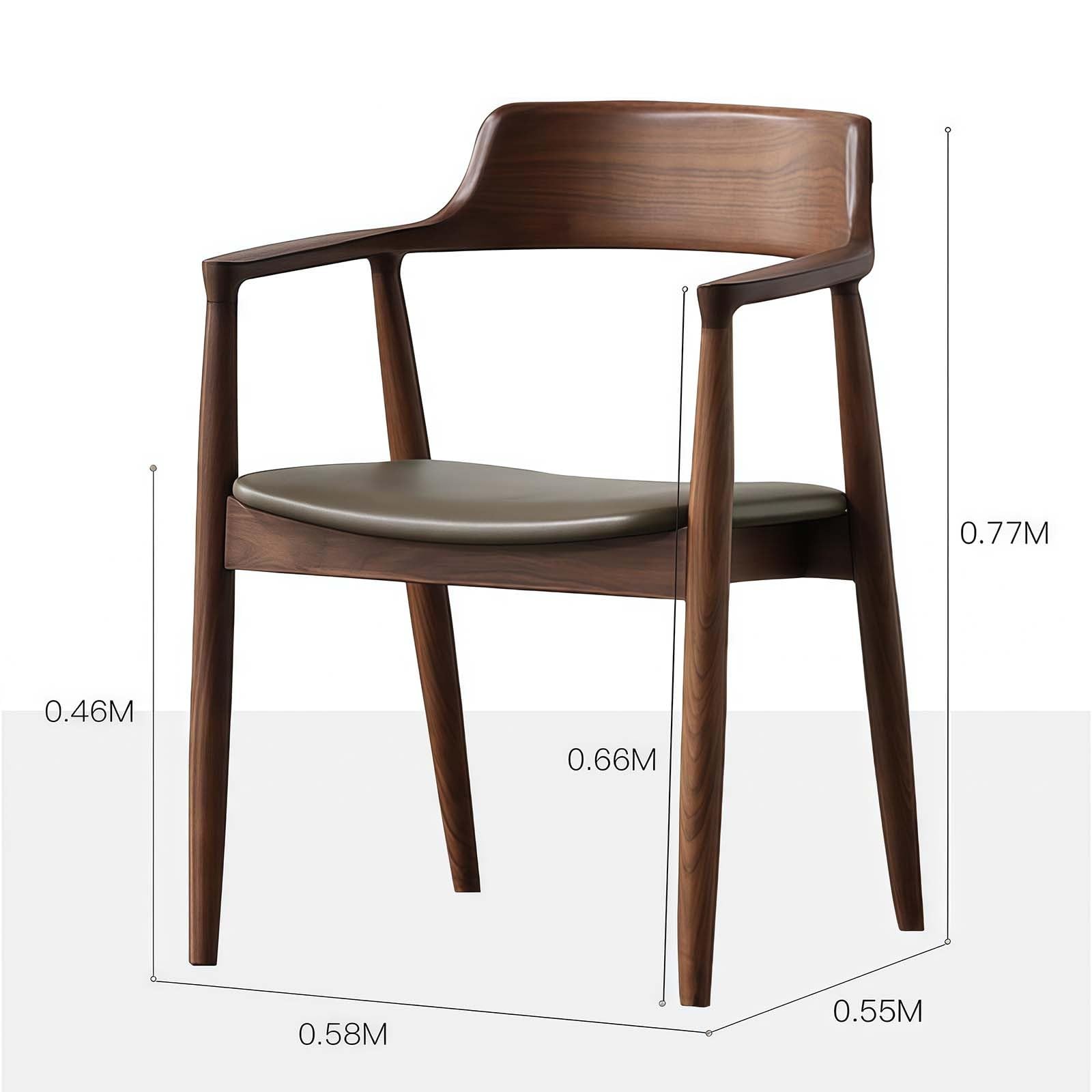MidCentury - Tavolo da pranzo rotondo moderno in legno massello con base a V e design salvaspazio, facile da montare, ideale per sala da pranzo e soggiorno, 80 cm, set da 4 pezzi