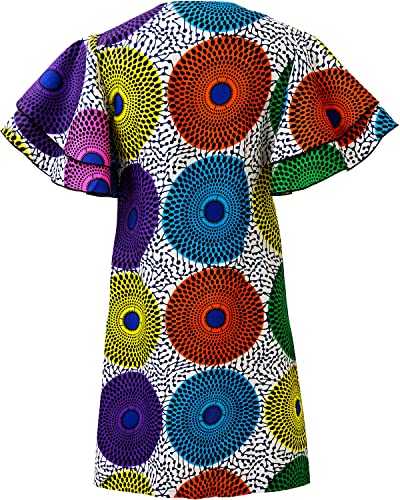 Image of SHENBOLEN Women African Print Jacket Dashiki Traditional Top Dress
