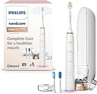 Vista 9 de Philips Sonicare DiamondClean Smart 9500 Cepillo de dientes eléctrico, cepillo de dientes sónico con aplicación, sensor de presión, detección
