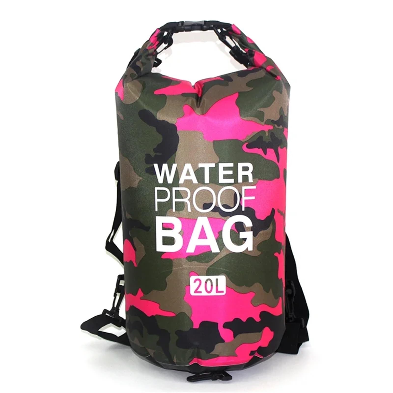 Dry Bag Rucksack Dry Bag Wasserdicht for Frauen Männer, 2/5/10/15/20/30L Outdoor Sport Tasche for Schwimmen Bootfahren Kajak Rafting Fluss Trekking(E3 20L Double Strap)