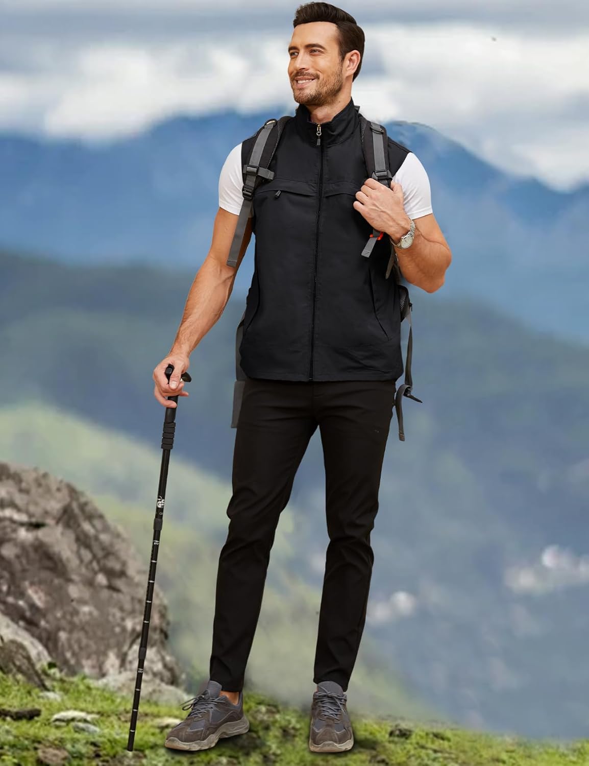 Gihuo Mens Vest Casual Lightweight Vests Summer Sleeveless Jackets for Travel Hiking Fishing - Image 6