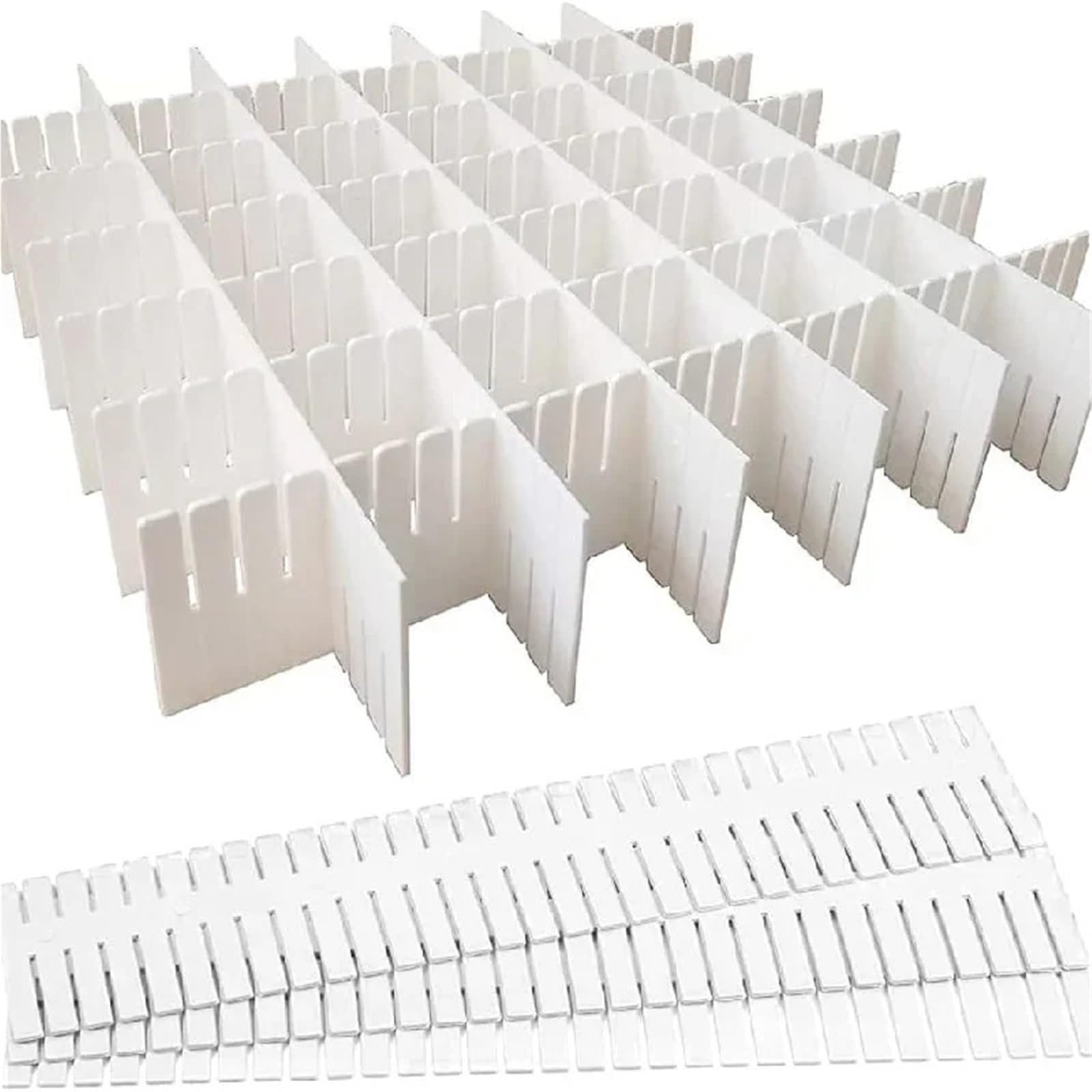 Separatori Per Cassetti Divisori for cassetti da 10 pezzi Sistema di divisori regolabili for calzini intimi armadio
