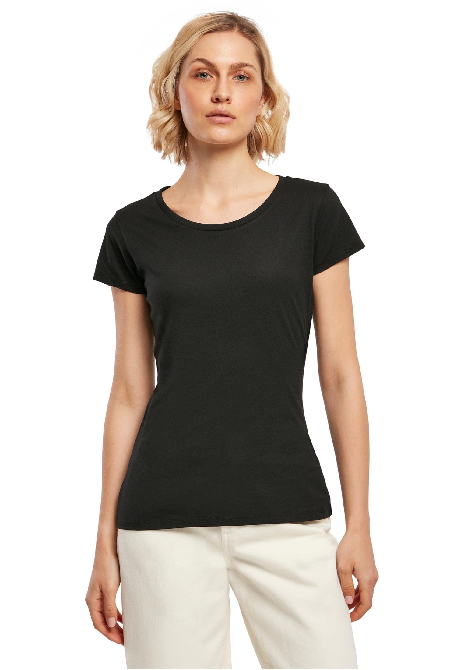Build Your Brand Damen Basic T-Shirt BB012 Product Description
